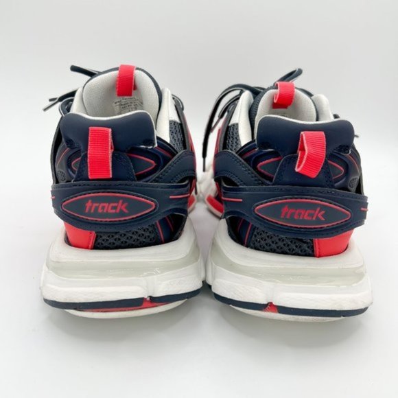 $1350 Men's Balenciaga LED Track Sneakers Blue Red Sz EU 41 US / 8 - Picture 5 of 11